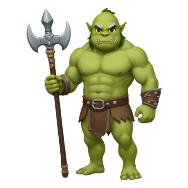 Ogre full body sticker