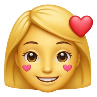 Smiling With Hearts emoji sticker