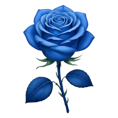🌹💙flor azul sticker