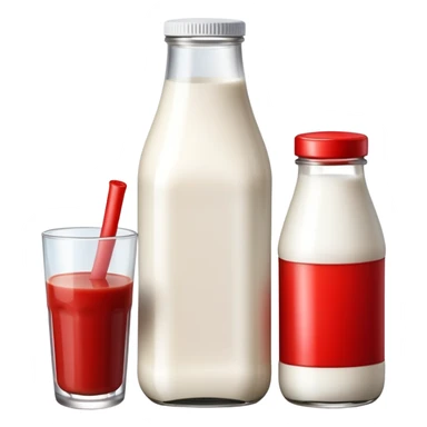 Milk and ketchup  sticker