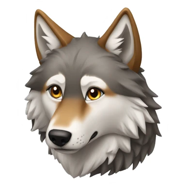 chat potté wolf sticker