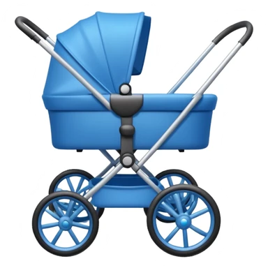 blue stroller sticker