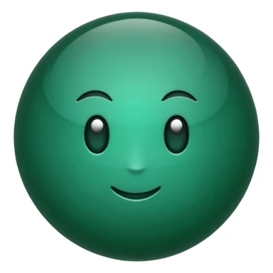 create for me pulsating emoji based on this 🫶, make it dark dark dark emerald with texture of actual emerald and pulsating from smaller to bigger sticker
