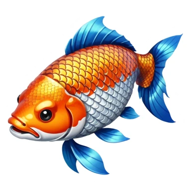 Gangster drug slanging koi fish  sticker