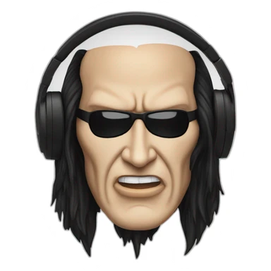 gene simmons headphones sticker
