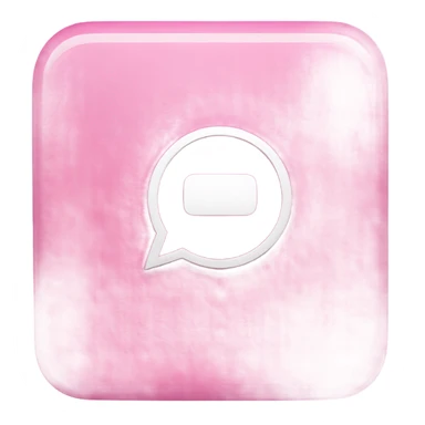 WhatsApp logo pink sticker