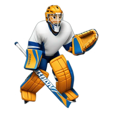 Goalie sticker