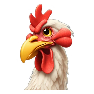 skinny neck chicken sticker
