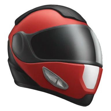 Red Motorcycle helmet sticker