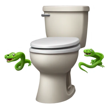 skibidi toilet wearing pit vipers sticker