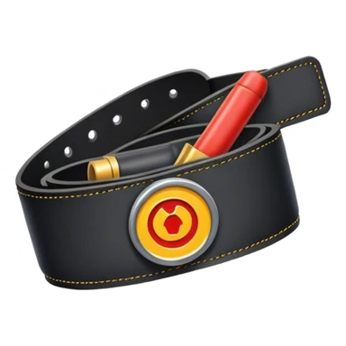 belt with Dynamite sticker