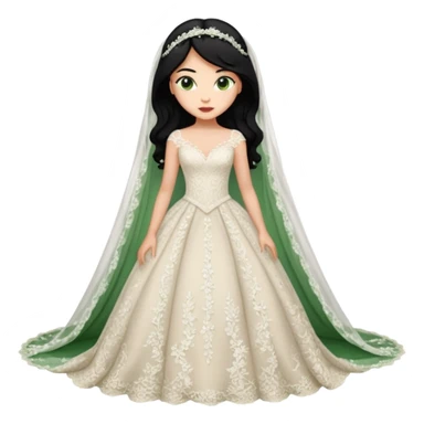 black haired green eyes plump lips nicole peltz at wedding sticker