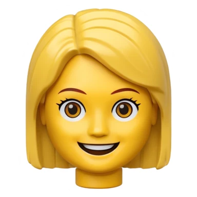 Lego Girl Head sticker