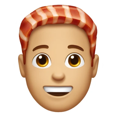 Vegetarian add bacon sticker