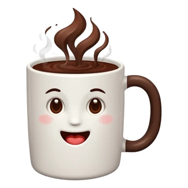 Hot chocolate sticker