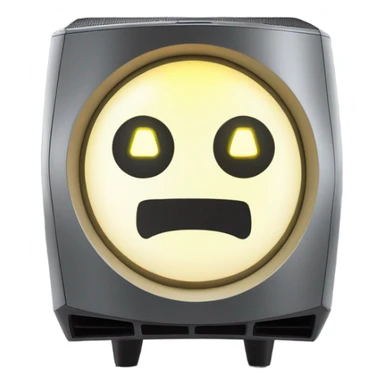 Futuristic subwoofer sticker