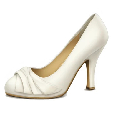 white vintage high heels sticker