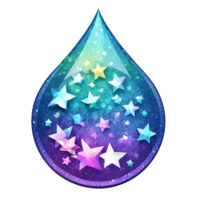 Glitter inner ciclo sticker