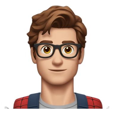Peter Parker spider men sticker