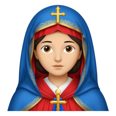 virgen María del perpetuo  socorro católica sticker