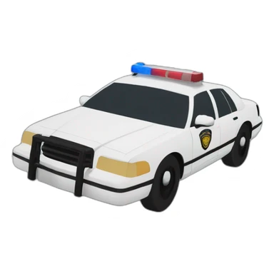 cop car pursuit sticker