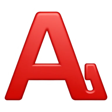 Letters 'NA' in red colour sticker