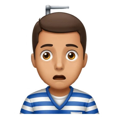 surprised prisoner sticker