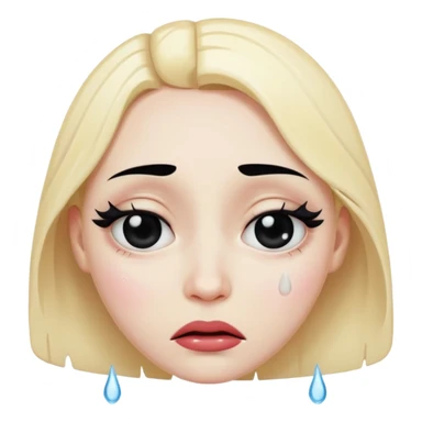 i want an emoji the embodies the lyrics of the song “the abyss” by the weeknd sticker