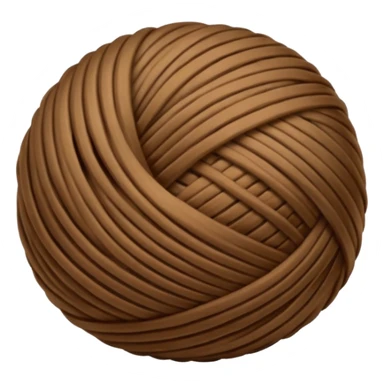 brown yarn  sticker
