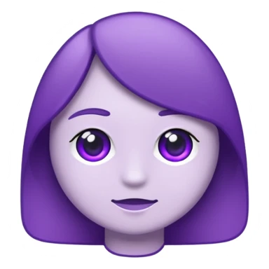 text that spells "me" in a shiny purple font sticker with white outline sticker