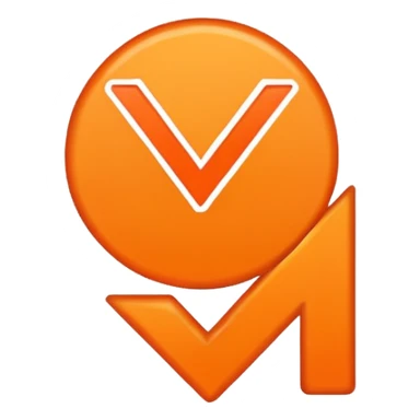 mach mir einen orangenen richtig hacken so wie der hier ✅ nur in orange sticker