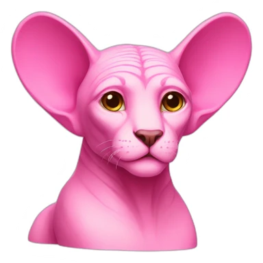 pink sphinx sticker