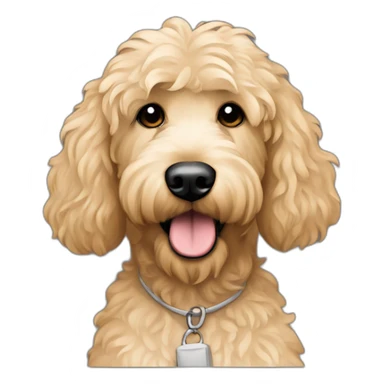 Femme blonde t-shirt Labradoodle sticker