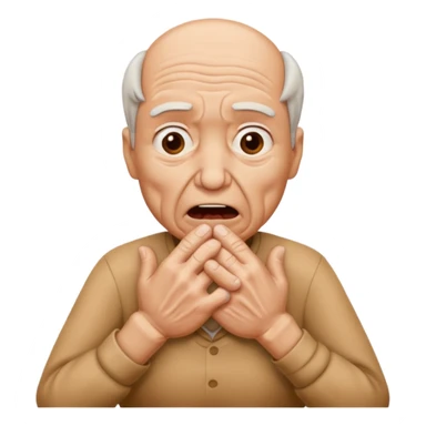 two hands making a choking gesture sticker