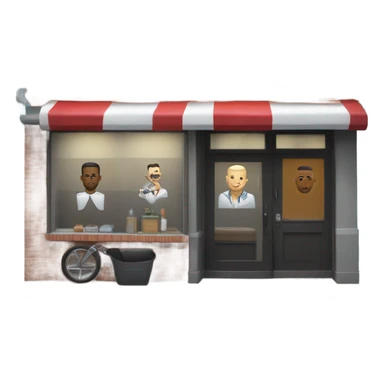 barberia BARBER BY AMAD sticker