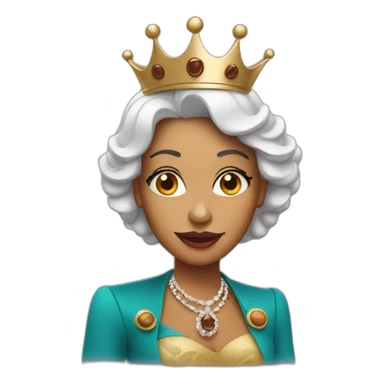 queen with espresso martini sticker