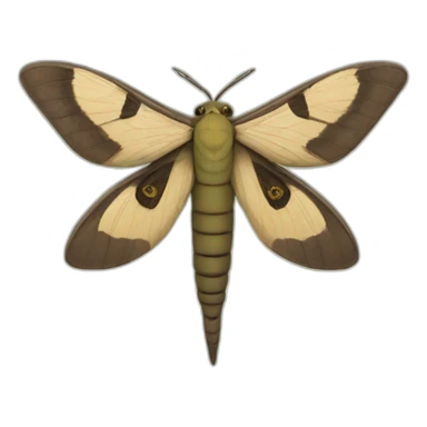 Hawk moth sticker