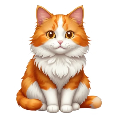Calico cat with three colors sticker