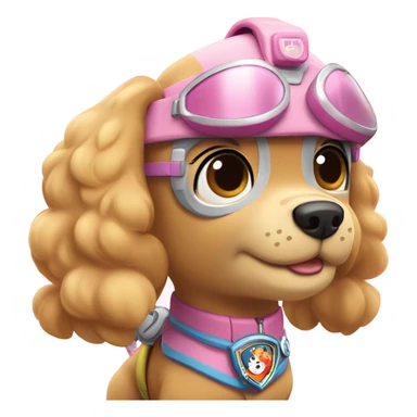 Sky from paw patrol sticker
