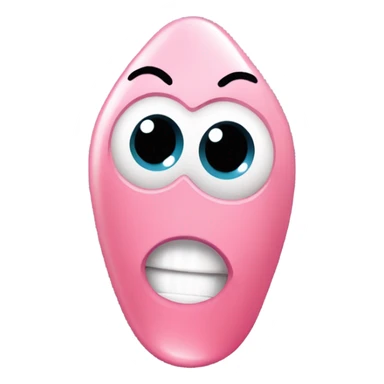 Tampon with a face  sticker