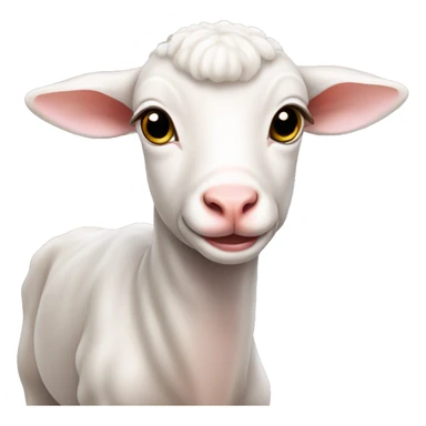 show lamb hairless  sticker