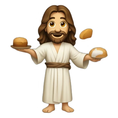 Jesucristo cocinando sticker