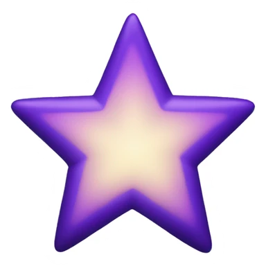 dark puple star sticker