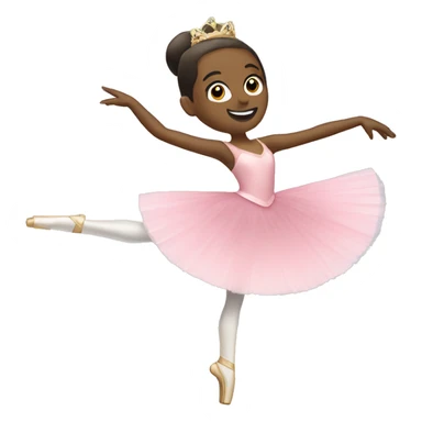 Ballerina dancing with a nutcracker  sticker
