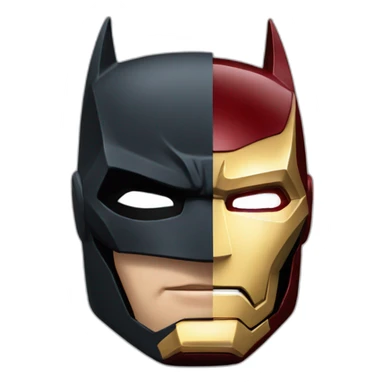 Batman and iron man sticker