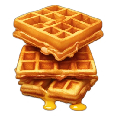 Fried Chicken and Waffles sticker
