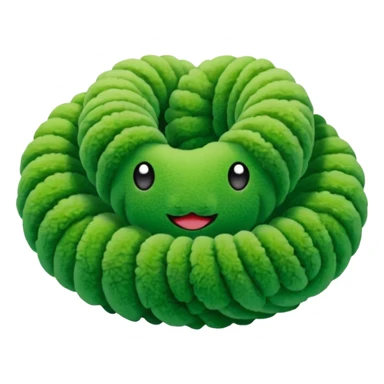 Une chenille sticker