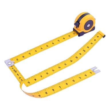 Measuring tape sticker