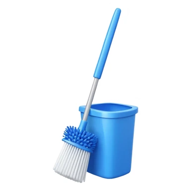 toilet brush sticker