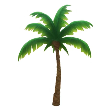 sunrise with palm tree sticker